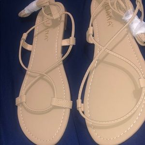 Lace up Gladiator sandles never worn really cute❤️